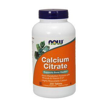 NOW Calcium Citrate (250 tabs) 06670-01 фото