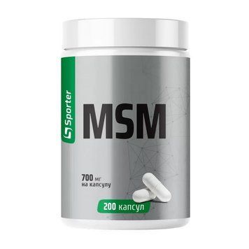 Sporter MSM 700 mg (200 caps) 24340-01 фото