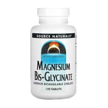 Source Naturals Magnesium Bisglycinate Powder (120 tab) 23727-01 фото
