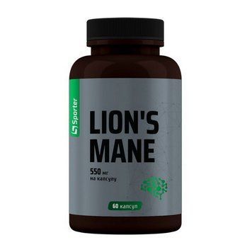 Sporter Lion`s Mane 550 mg (60 caps) 24031-01 фото