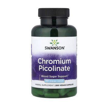 Swanson Chromium Picolinate 200 mcg (200 veg caps) 24098-01 фото