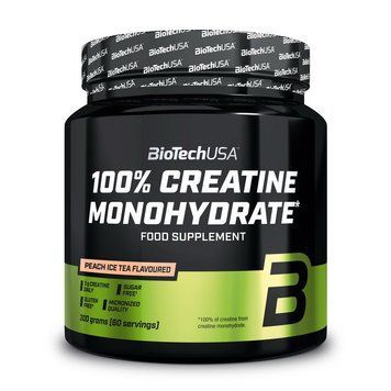 BioTech 100% Creatine Monohydrate (просыпается из-под крышки) (300 g, orange) 24027-02_U002457 фото