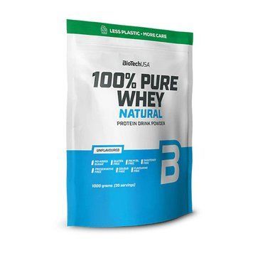 BioTech 100% Pure Whey Natural (1 kg, unflavoured) 23234-01 фото