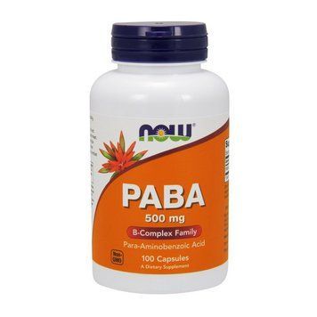 NOW PABA 500 mg (100 caps) 09111-01 фото