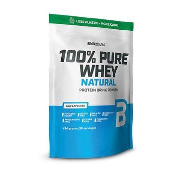 BioTech 100% Pure Whey Natural (454 g, unflavoured) 23235-01 фото