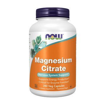 NOW Magnesium Citrate (240 veg caps) 18775-01 фото