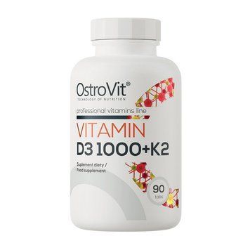 OstroVit Vitamin D3 1000 + K2 (90 tabs) 22711-01 фото