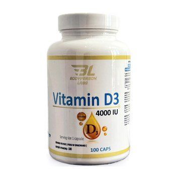 Bodyperson Labs Vitamin D3 4000 IU (100 caps) 22736-01 фото