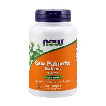 NOW Saw Palmetto Extract 160 mg (240 softgels) 18342-01 фото