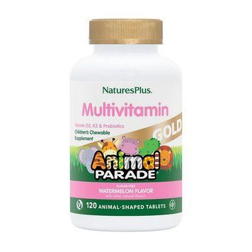 Natures Plus Animal Parade Gold Multivitamin (120 animal-shaped tabs, orange) 19945-02 фото