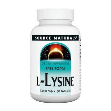 Source Naturals L-Lysine 1000 mg (50 tabs) 24543-01 фото