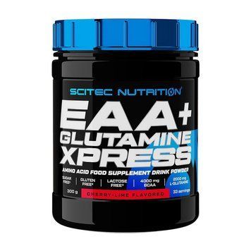 Scitec Nutrition EAA + Glutamine Express (300 g, chery lime) 24706-01 фото