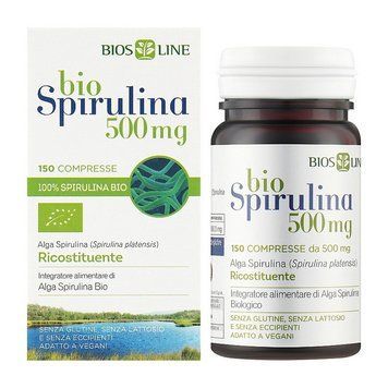 Bios Line Bio Spirulina 500 mg (термін до 28.07.2025) (150 tab) 22333-01_T001926 фото