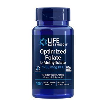 Life Extension Optimized Folate L-Methylfolate 1700 mcg DFE (100 veg tab) 20569-01 фото