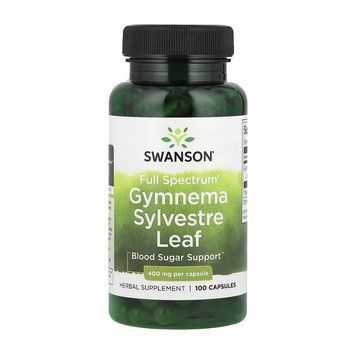 Swanson Gymnema Sylvestre Leaf 400 mg (100 caps) 23903-01 фото