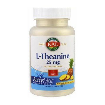 KAL L-Theanine 25 mg (120 micro tabs, pineapple dream) 20570-01 фото