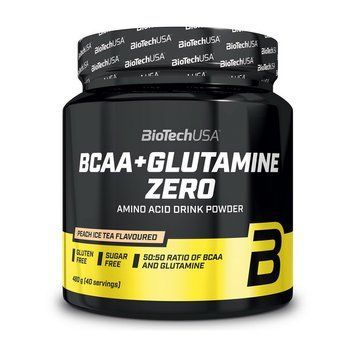 BioTech BCAA + Glutamine ZERO (затертий термін придатності) (480 g, orange) 11110-01_U001975 фото