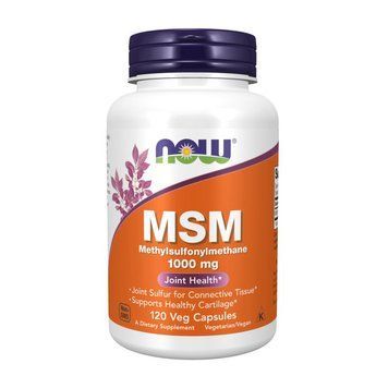 NOW MSM 1000 mg (120 caps) 04560-01 фото