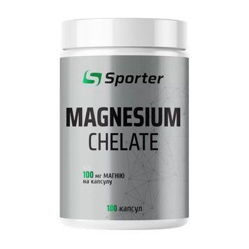 Sporter Magnesium Chelate 100 mg (180 caps) 24352-01 фото