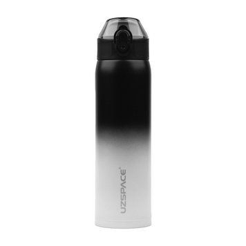 Uzspace X4 Gradient Waterboottle 4201 (500 ml, black/white) 23550-01 фото