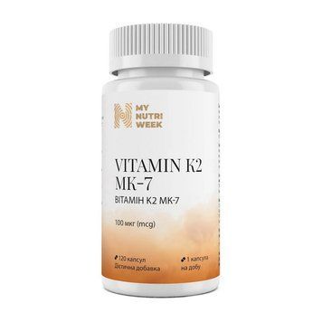 My Nutri Week Vitamin K2 MK-7 100 mcg (120 caps) 24181-01 фото