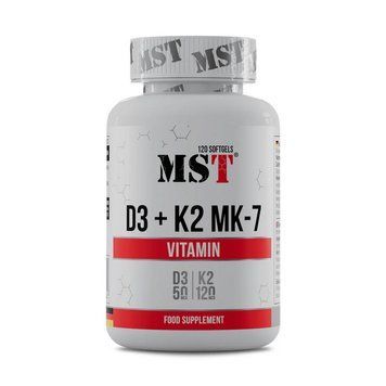 MST Vitamin D3 + K2 MK-7 (120 sgels) 22970-01 фото