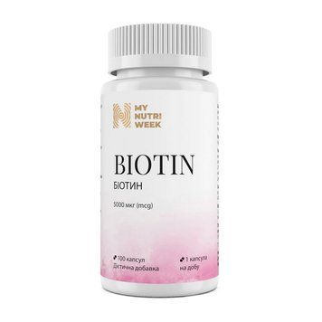 My Nutri Week Biotin 5000 mcg (100 caps) 24187-01 фото