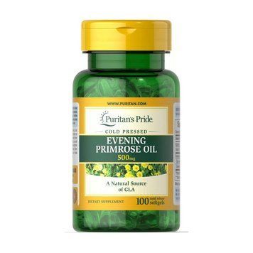 Puritan's Pride Evening Primrose Oil 500 mg (100 sgels) 19073-01 фото