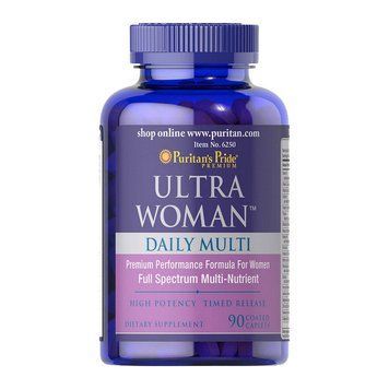 Puritan's Pride Ultra Woman Daily Multi Time Release (90 caplets) 08825-01 фото