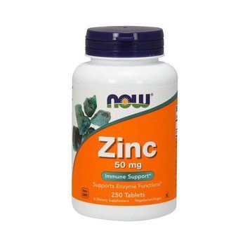 NOW Zinc 50 mg (250 tabs) 06454-01 фото