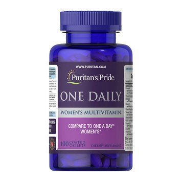 Puritan's Pride One Daily Women's Multivitamin (100 caplets) 08853-01 фото