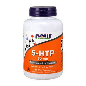 NOW 5-HTP 50 mg (180 veg caps) 10741-01 фото